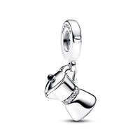 Charm Pandora Donna Pandora Moments in Argento Zirconia 792679C01 - 792679C01